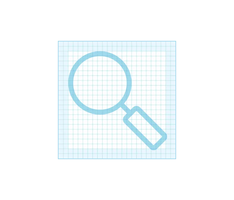 Search or zoom? Call it what it is, a magnifying glass.