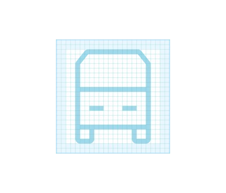 In most cases, icons fit inside the live area.