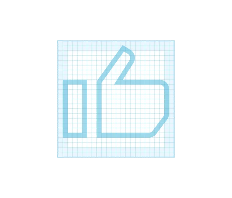 Outlined are the default style.